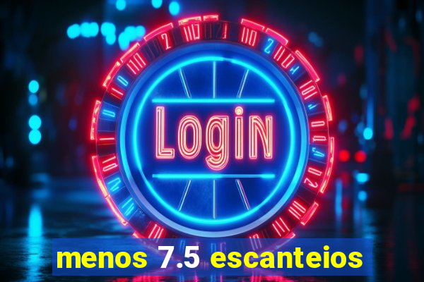 menos 7.5 escanteios